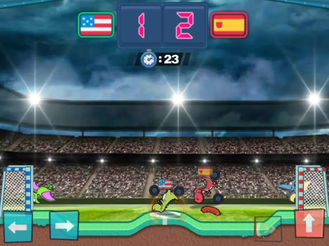 Capturas de tela do Dinosaur Soccer : Kick Sausage iPad 