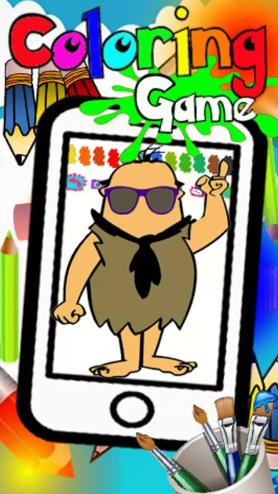 Capturas de pantalla de Dino Stone Age Cartoon Coloring Version