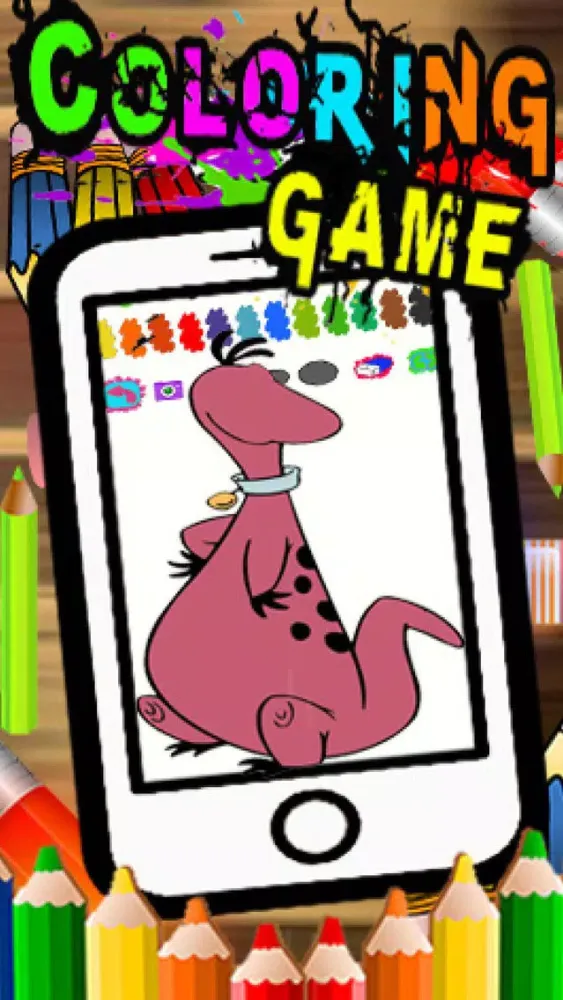 Capturas de pantalla de Dino Stone Age Cartoon Coloring Version