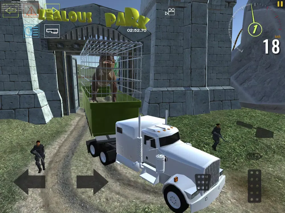 DinoPark Cargo Truck Simulator iPad  سکرین شاٹس