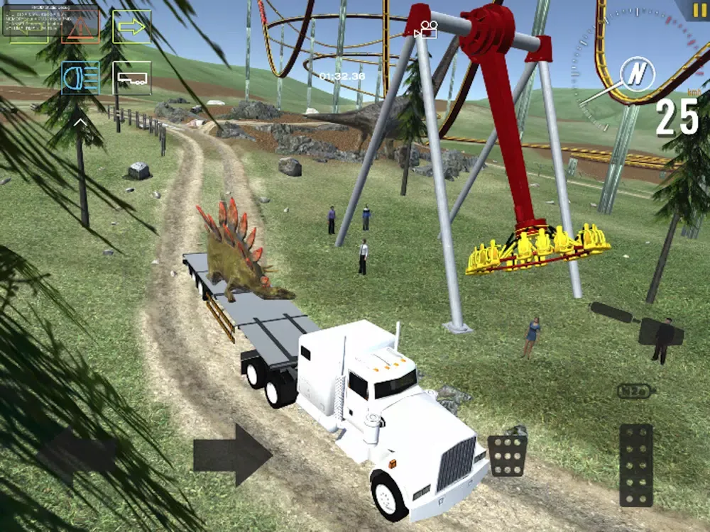 DinoPark Cargo Truck Simulator iPad  سکرین شاٹس