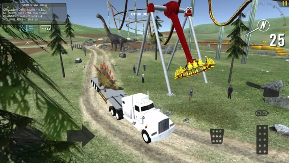 DinoPark Cargo Truck Simulator سکرین شاٹس