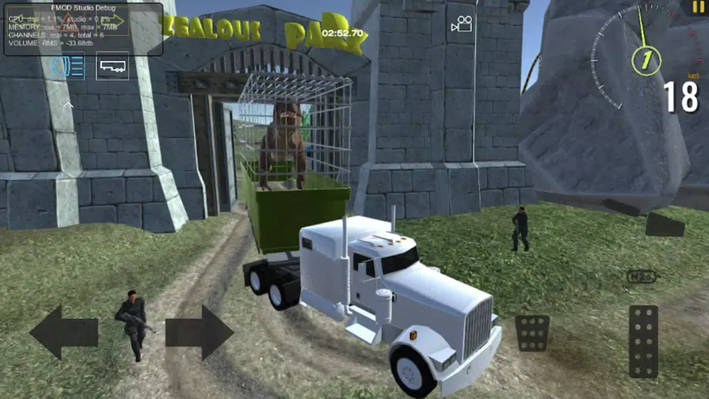 DinoPark Cargo Truck Simulator سکرین شاٹس