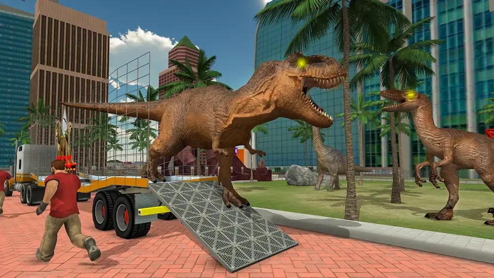 DinoPark Cargo Truck Simulator سکرین شاٹس