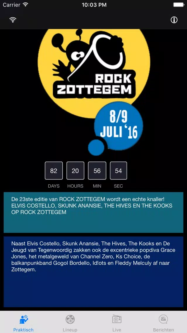 Rock Zottegem 2016 Screenshots