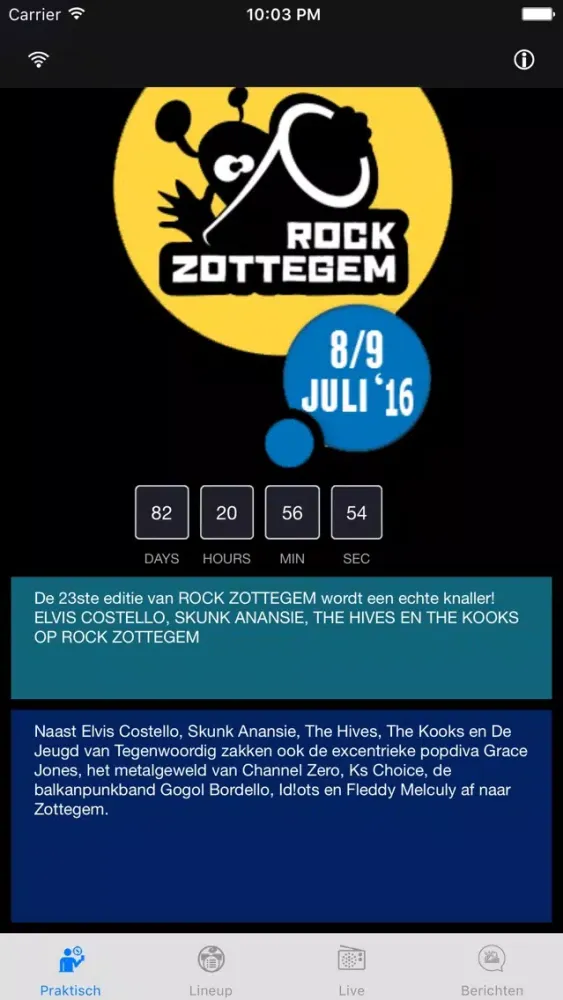 Rock Zottegem 2016 스크린샷