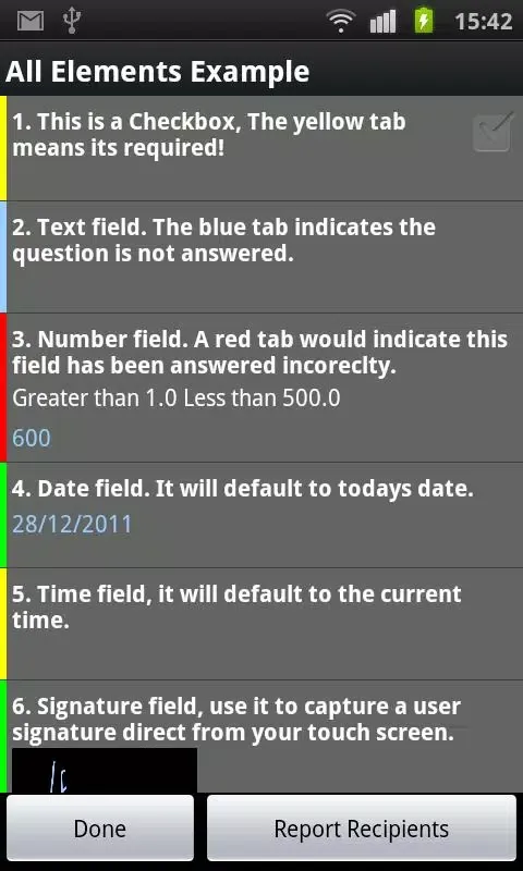 Datadroid Forms Pro Screenshots