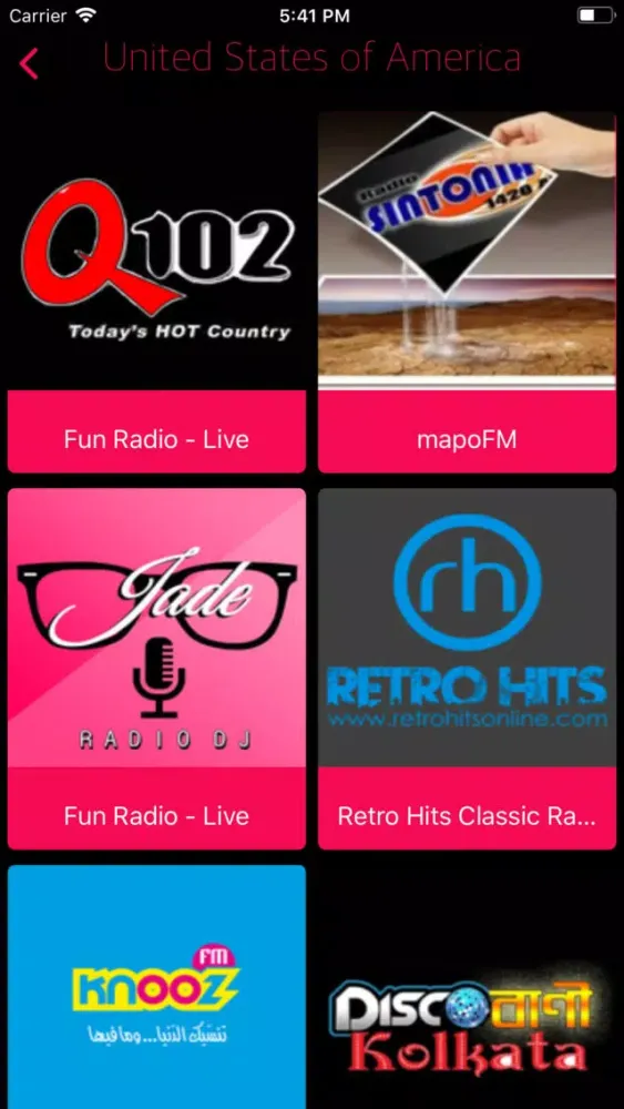 Capturas de tela do DiooFM: Worldwide Radio App