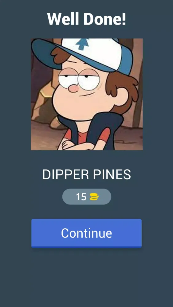 Capturas de pantalla de Gravity Falls Quiz Trivia 2024