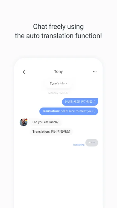 Tangkapan layar KFriends-Friend who like korea