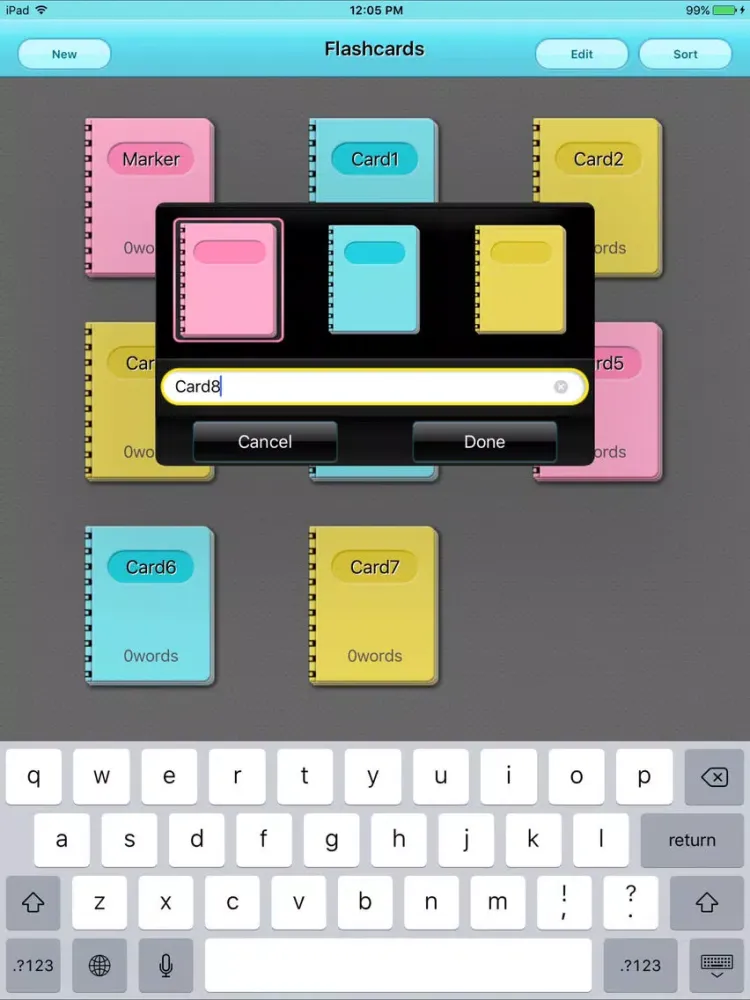 Tangkapan skrin Collins Spanish English iPad 