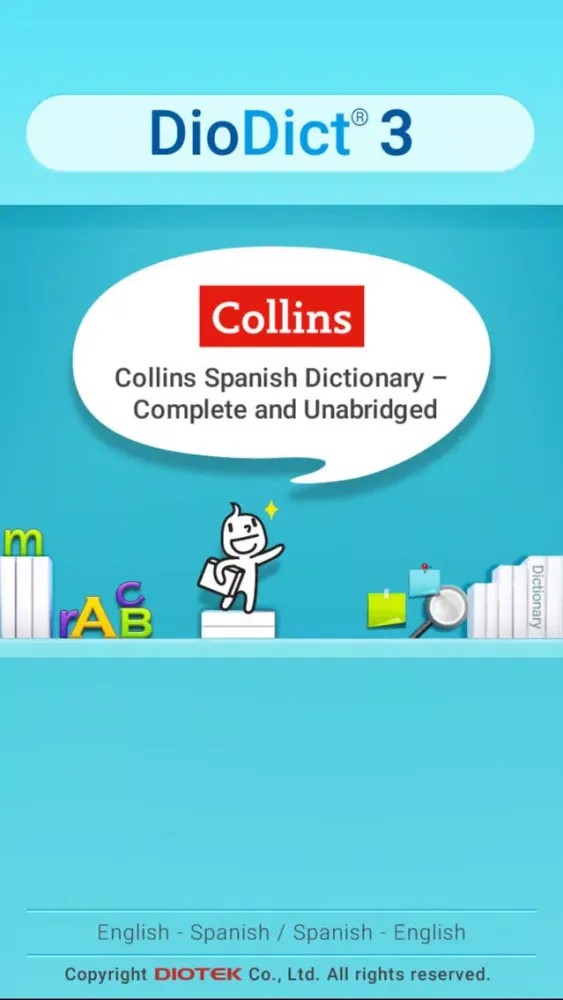 Tangkapan skrin Collins Spanish English