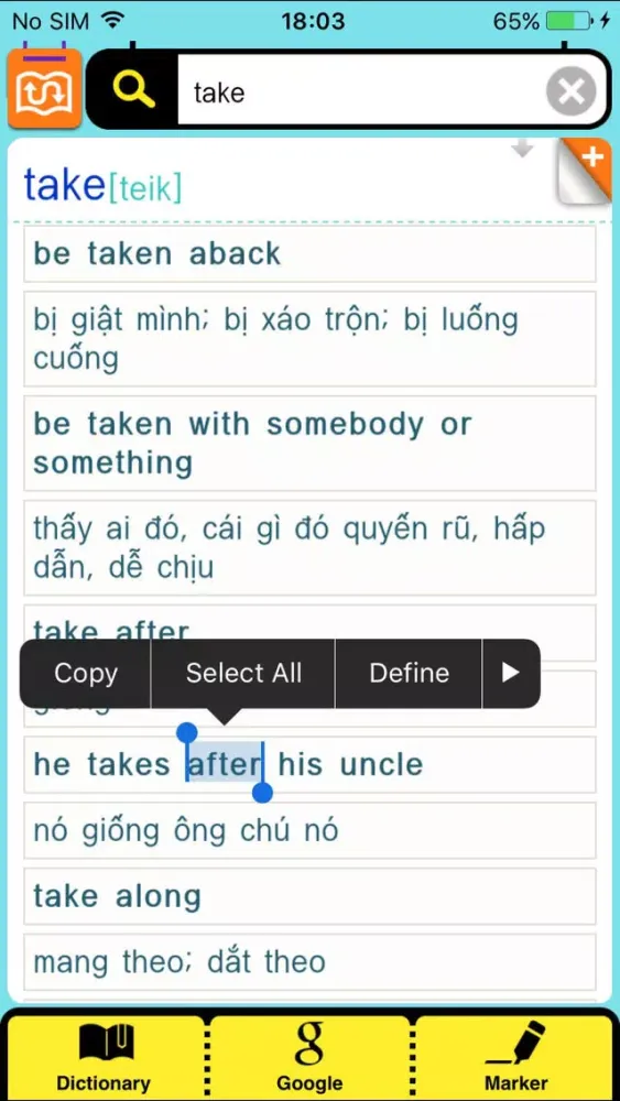 صور DioDict3 ENG–VIE Dictionary