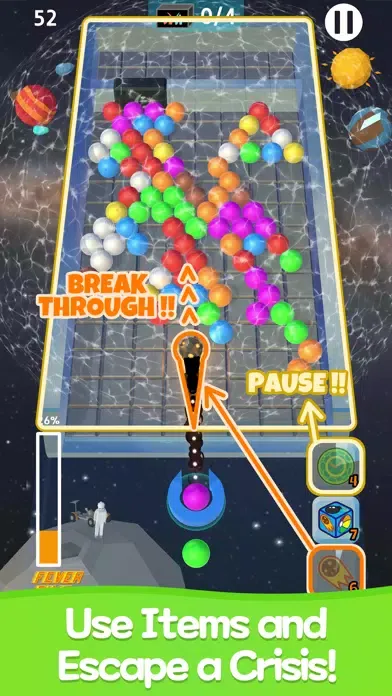 Captures d'écran de Bubble Invasions