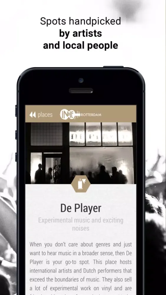 Captures d'écran de Indie Guides Rotterdam