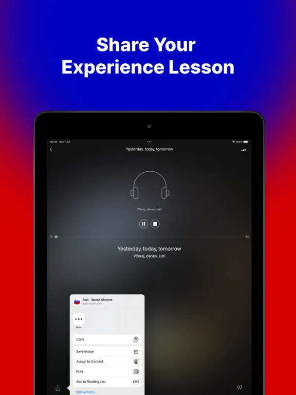 صور Fast - Speak Slovene Language iPad 