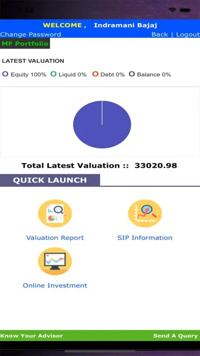 Capturas de tela do My Dirghah Capital App