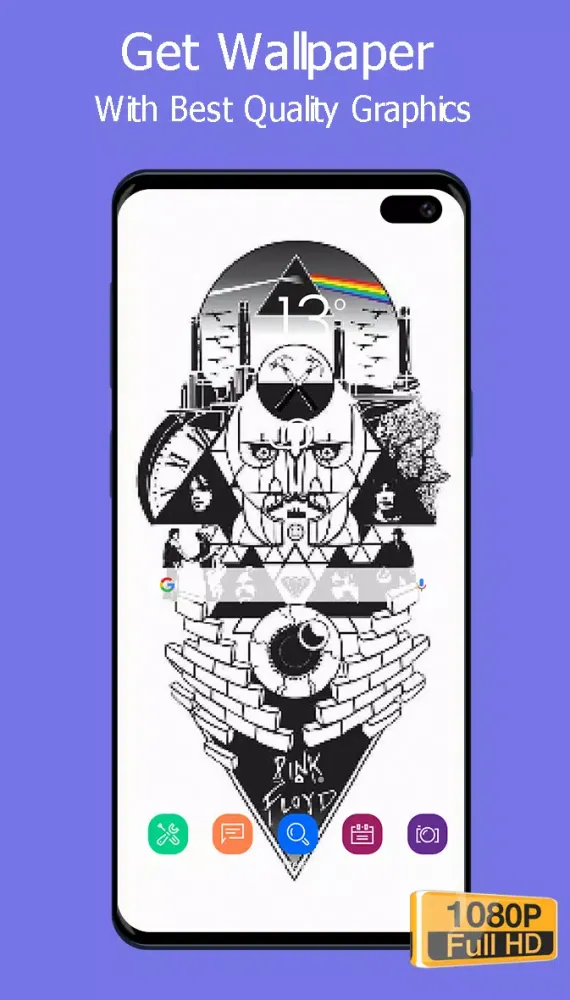 Ảnh chụp màn hình của Pink Floyd Wallpaper