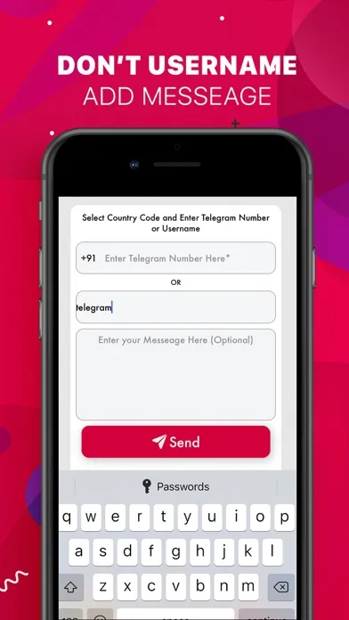 Captures d'écran de Telechat - Direct Telegram