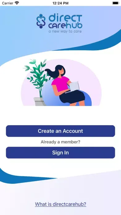 ภาพหน้าจอของ Direct Care Hub