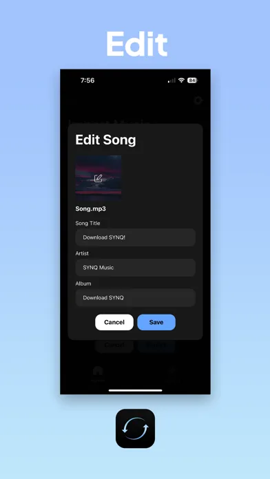 Capturas de pantalla de SYNQ Music