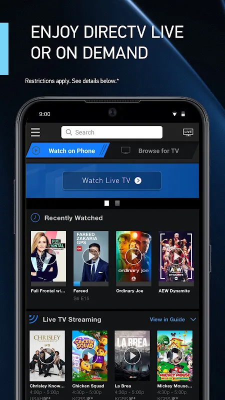 DIRECTV Screenshots
