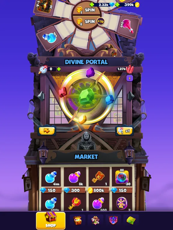 Captures d'écran de Wizarding Heroes iPad 