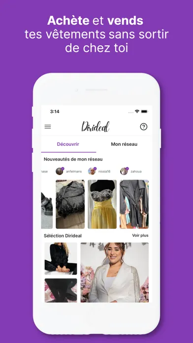 Ảnh chụp màn hình của Dirideal: Vente - Achat - Mode