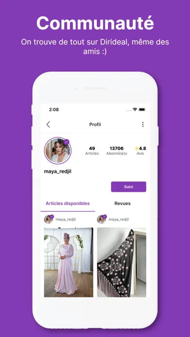Ảnh chụp màn hình của Dirideal: Vente - Achat - Mode