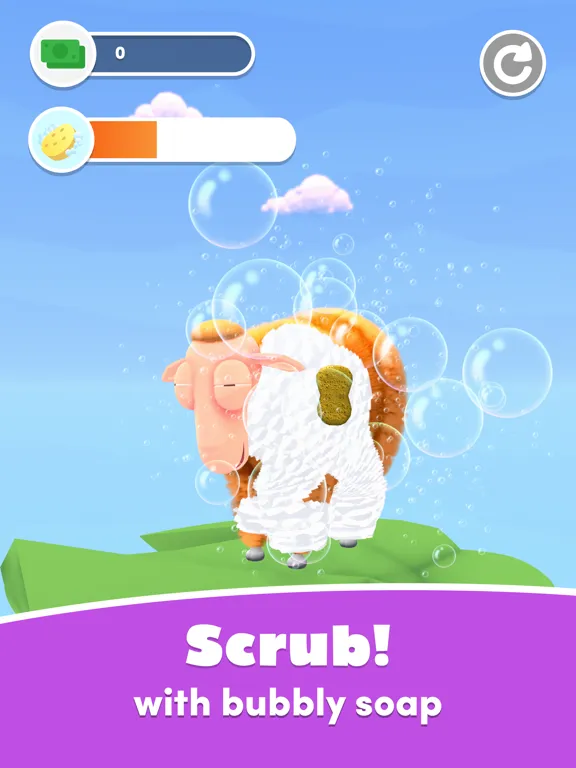 Tangkapan layar Sheary Sheep iPad 