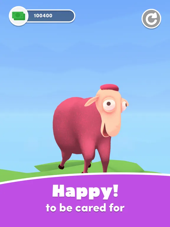 Tangkapan layar Sheary Sheep iPad 