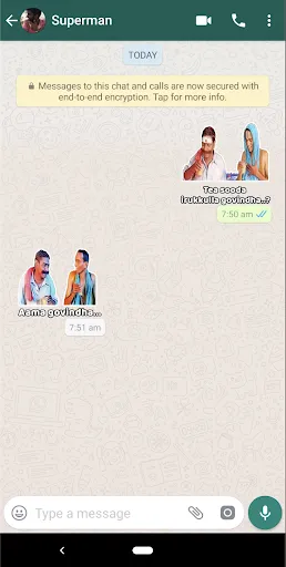Ảnh chụp màn hình của Tamil Stickers for WhatsApp (W