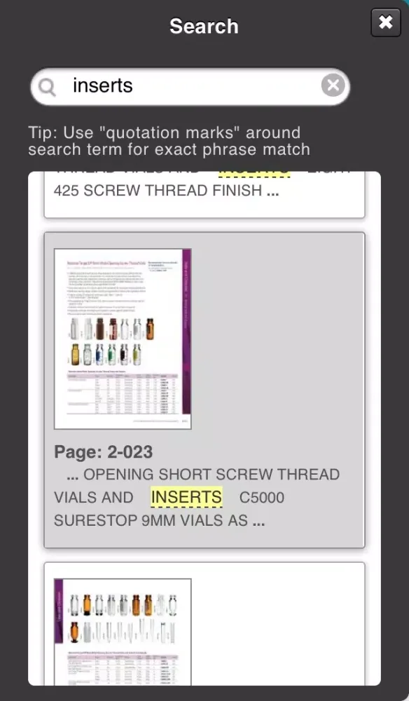 Thermo Scientific Chromatography Catalogs应用截图