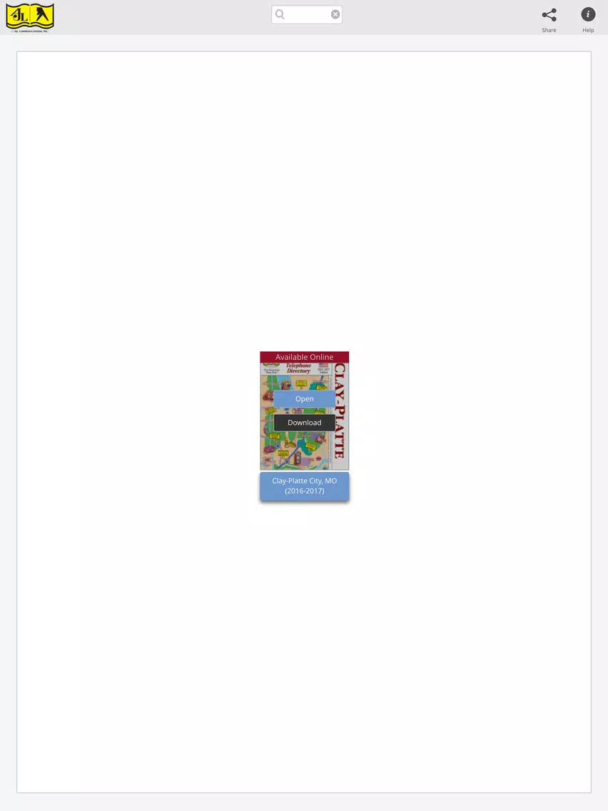 ภาพหน้าจอของ Northland Directory iPad 