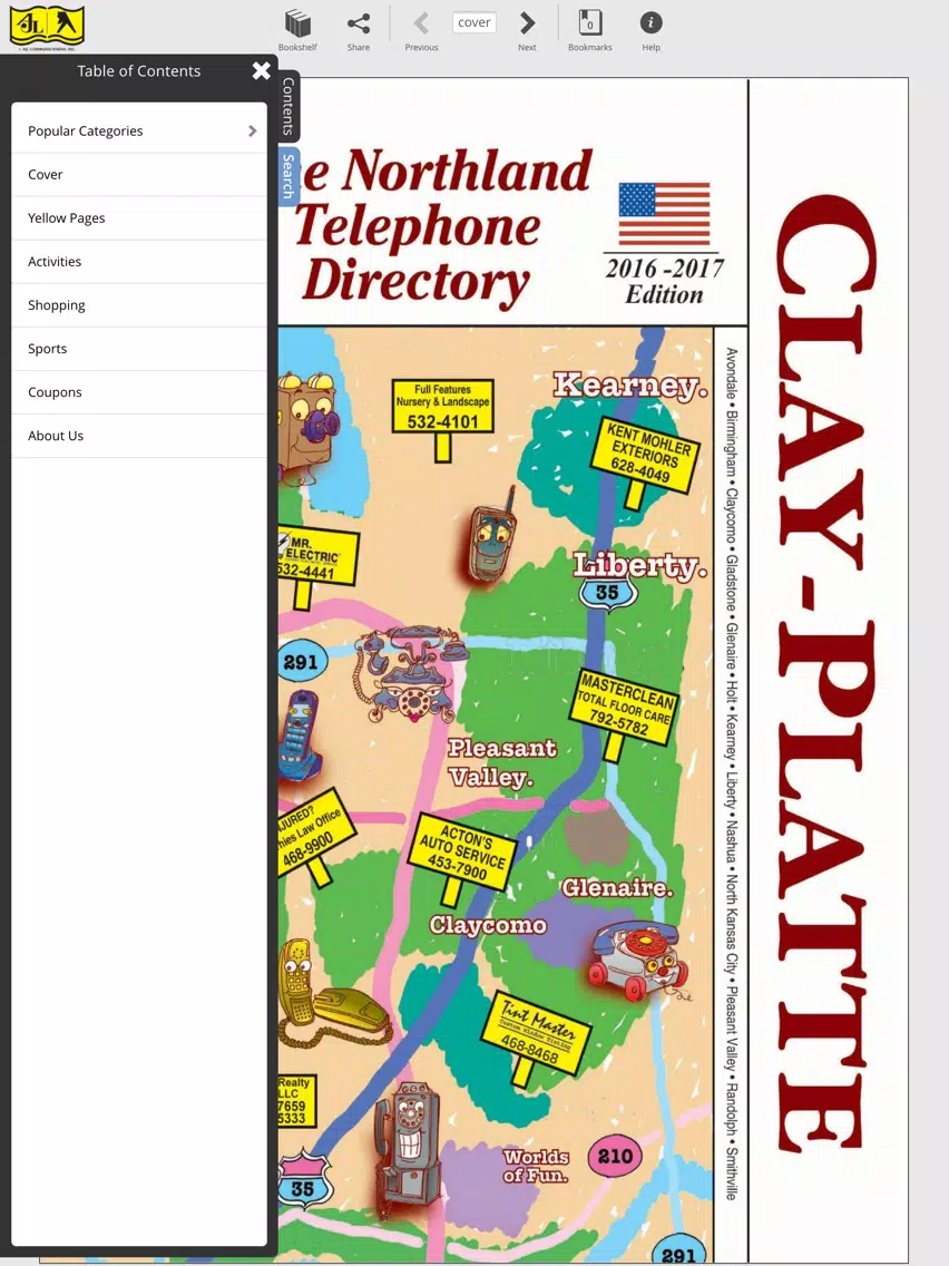 ภาพหน้าจอของ Northland Directory iPad 