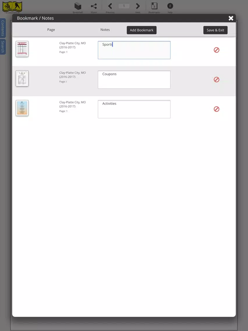 ภาพหน้าจอของ Northland Directory iPad 