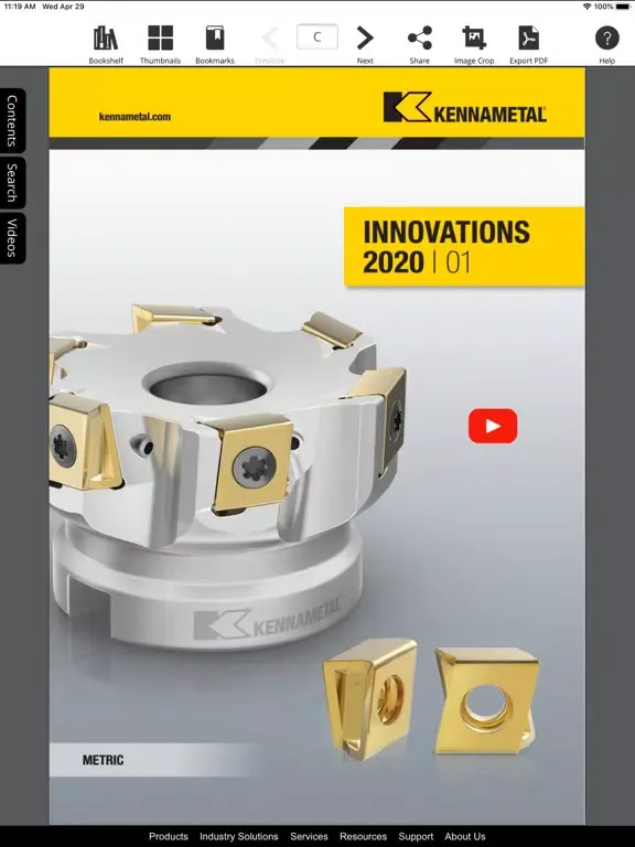 Kennametal Catalogs iPad 應用截圖