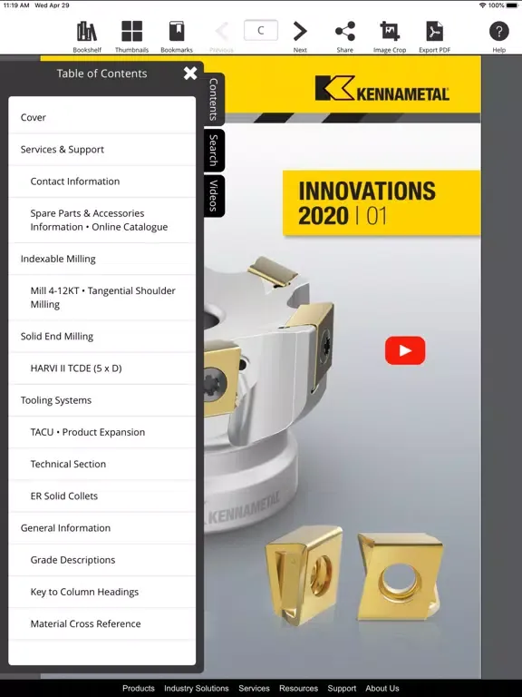 Kennametal Catalogs iPad 應用截圖