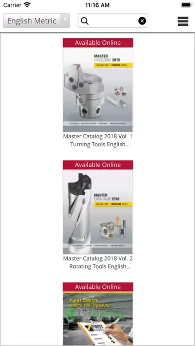 Kennametal Catalogs應用截圖