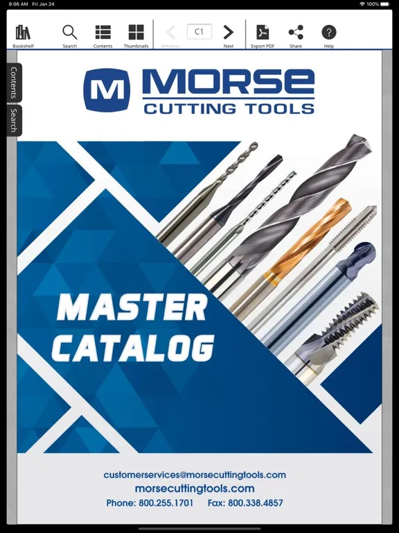 Morse Cutting Tools iPad  स्क्रीनशॉट