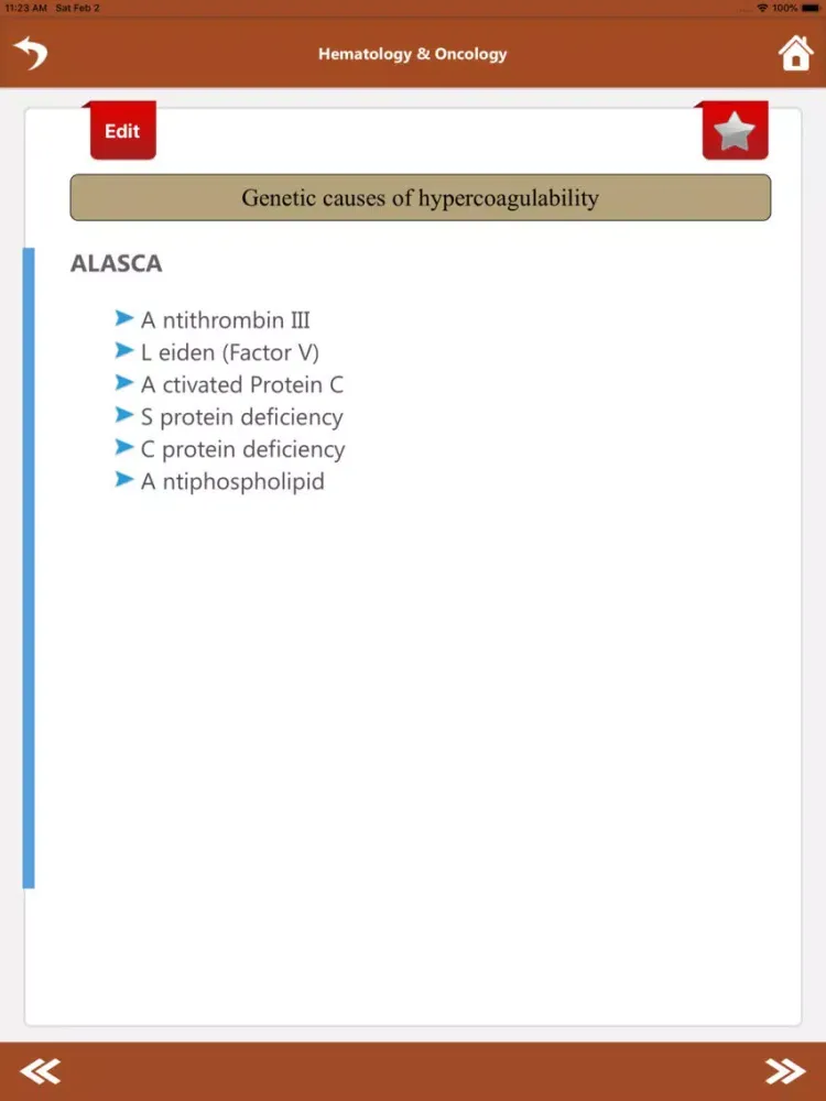 Capturas de pantalla de Clinic Pathology Mnemonics iPad 
