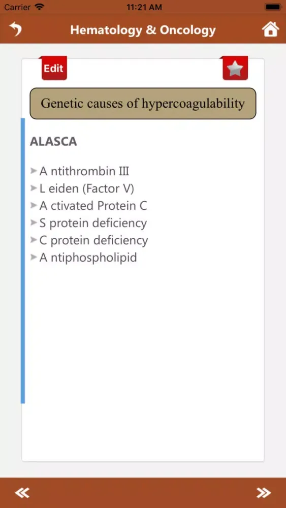 Capturas de pantalla de Clinic Pathology Mnemonics