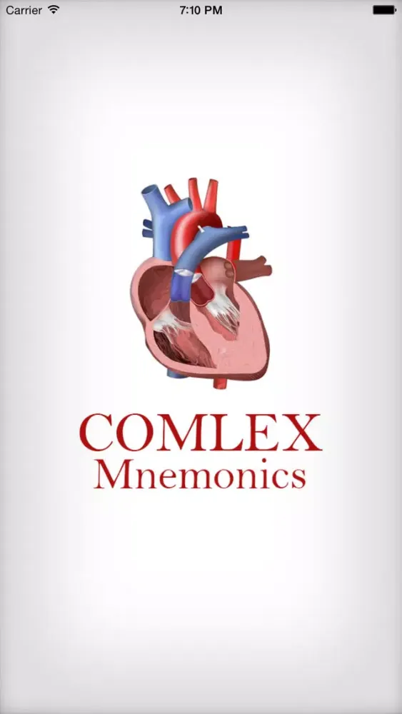 Captures d'écran de COMLEX Mnemonics