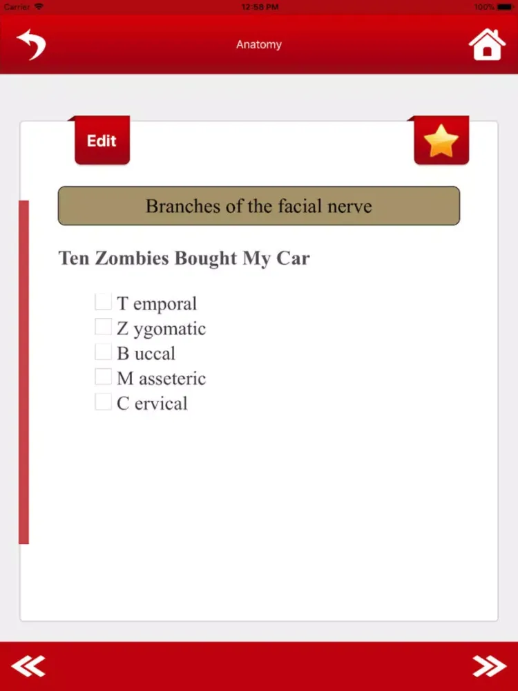 MCAT Mnemonics iPad 应用截图