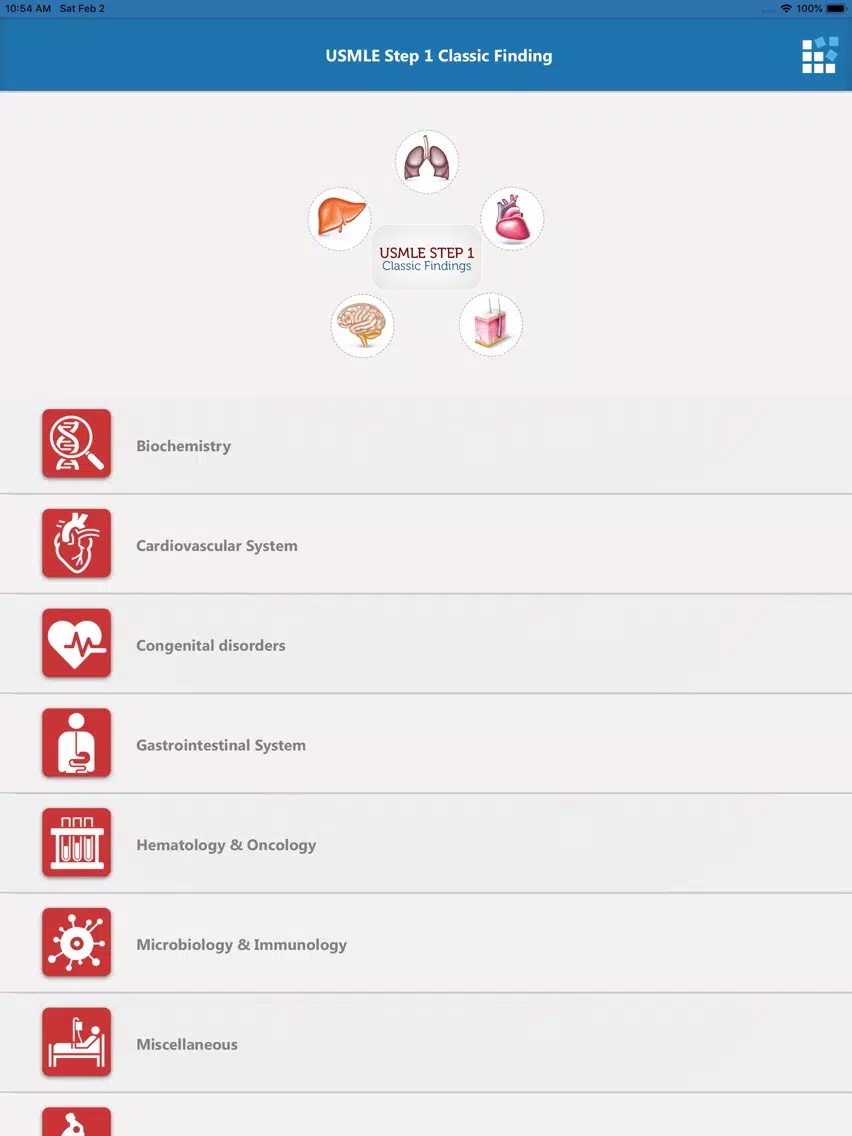USMLE Step 1 Classic Findings iPad  स्क्रीनशॉट