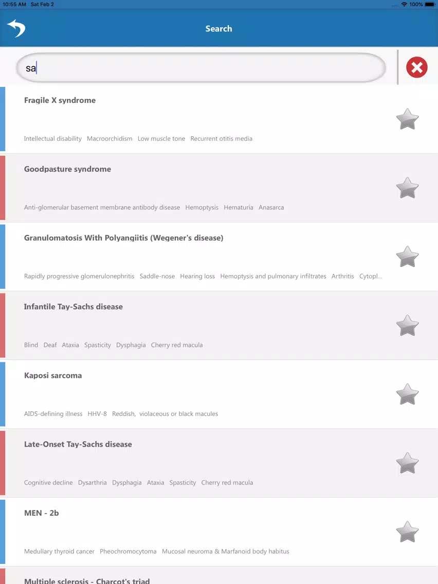 USMLE Step 1 Classic Findings iPad  स्क्रीनशॉट