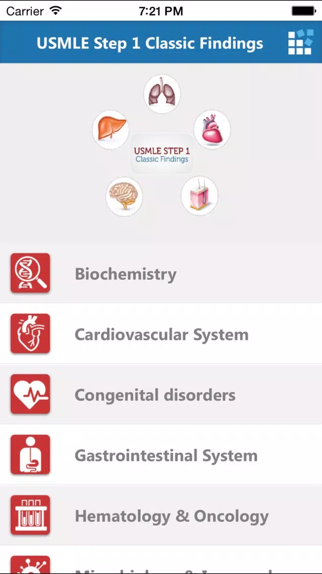USMLE Step 1 Classic Findings स्क्रीनशॉट