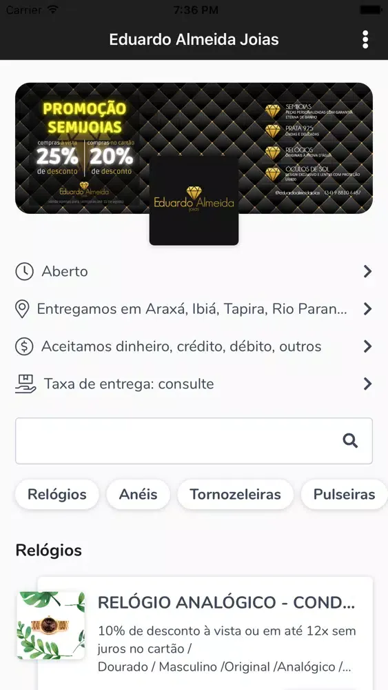 Capturas de pantalla de Eduardo Almeida Joias