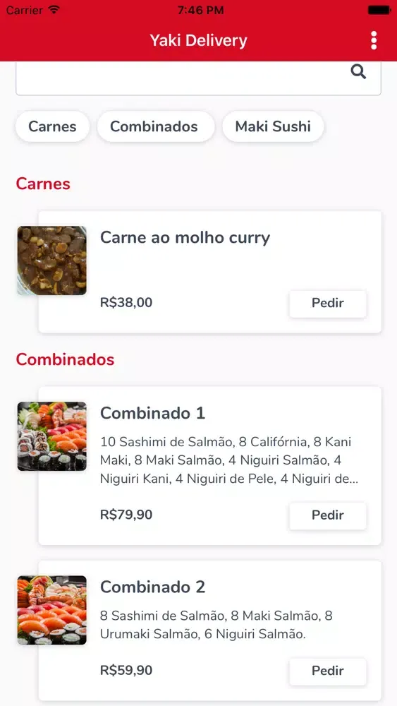 Yaki Delivery. 스크린샷