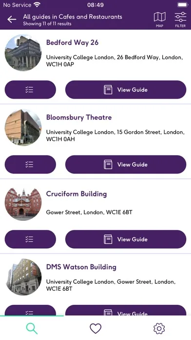AccessAble – UCL سکرین شاٹس